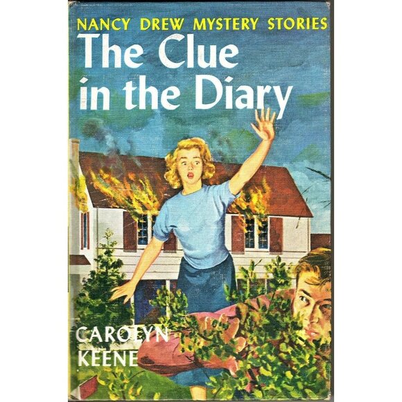 Nancy Drew Mystery Stories The Clue In The Diary By Carolyn Keene 1962 - Picture 1 of 3
